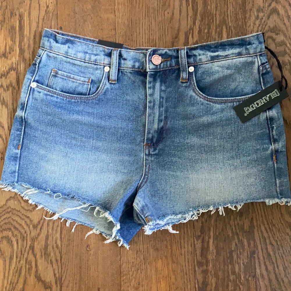 Blank NYC high rise jean short